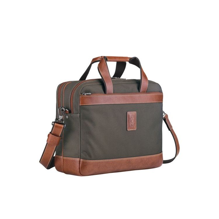 Longchamp Briefcase L Vászon Aktatáska Barna | 732850ZBJ