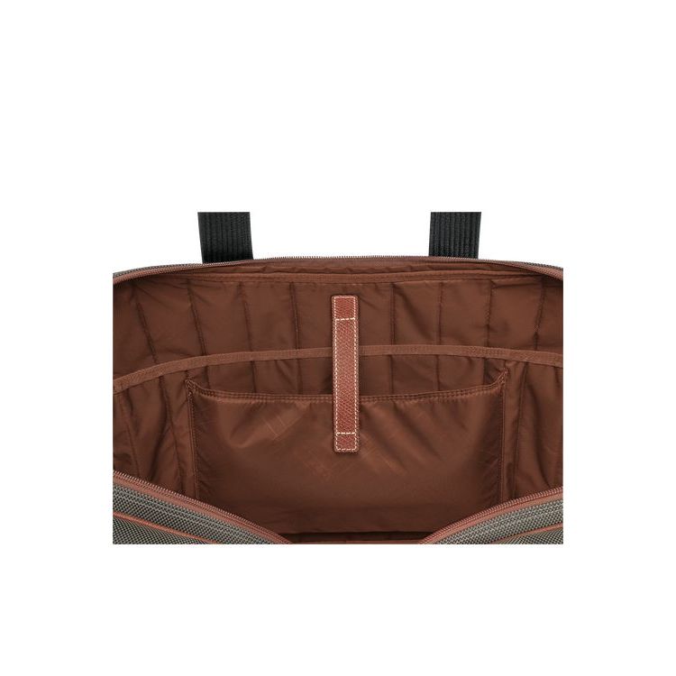 Longchamp Briefcase L Vászon Aktatáska Barna | 732850ZBJ