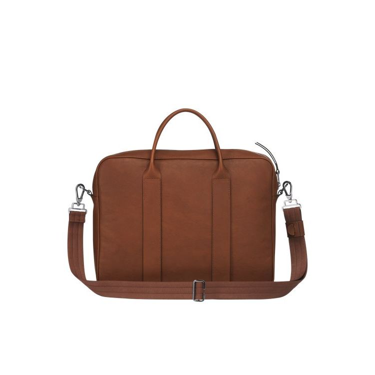 Longchamp Briefcase M Bőr Aktatáska Barna | 935016WZI