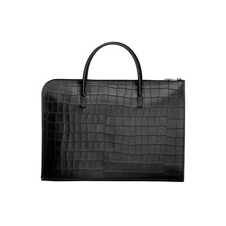 Longchamp Briefcase S Bőr Aktatáska Fekete | 042863DMZ