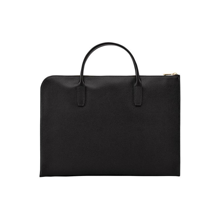 Longchamp Briefcase S Bőr Aktatáska Fekete | 471085OGK