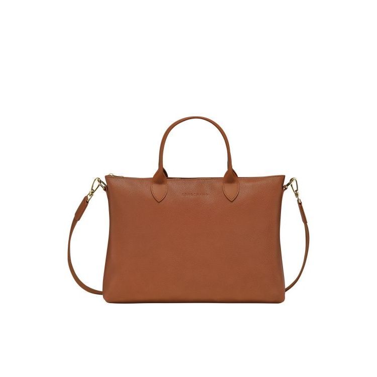 Longchamp Briefcase S Caramel Bőr Aktatáska Barna | 317469LON