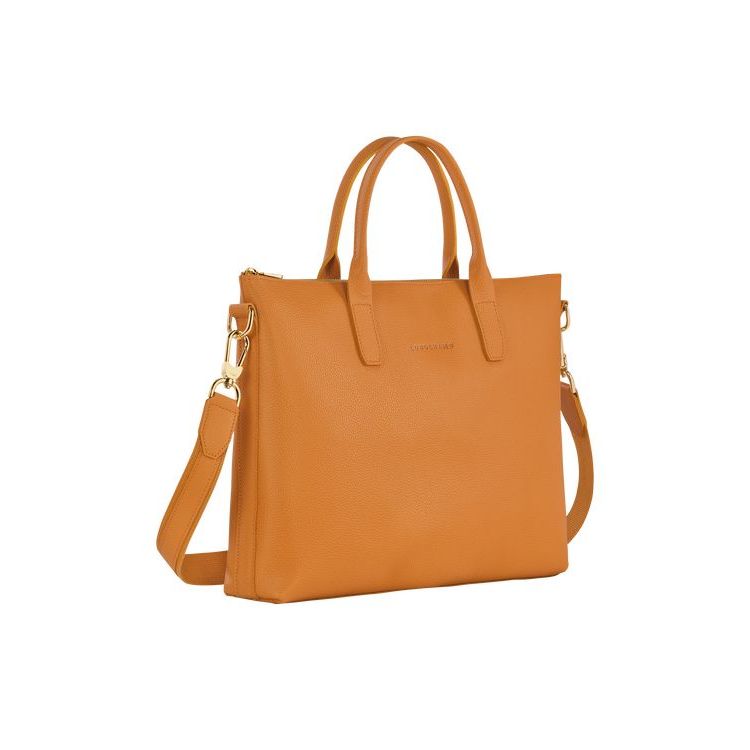 Longchamp Briefcase S Saffron Bőr Aktatáska Narancssárga | 215793EZO