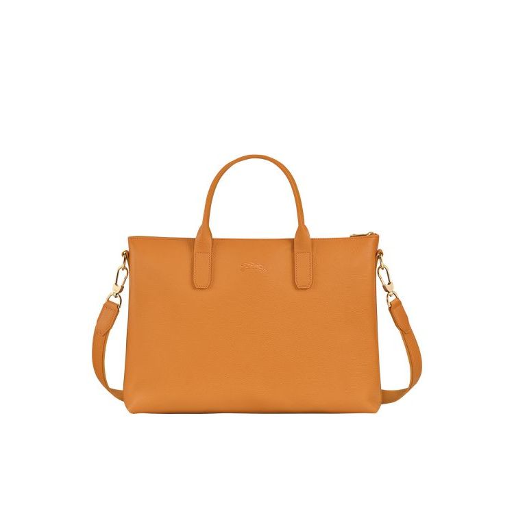 Longchamp Briefcase S Saffron Bőr Aktatáska Narancssárga | 215793EZO