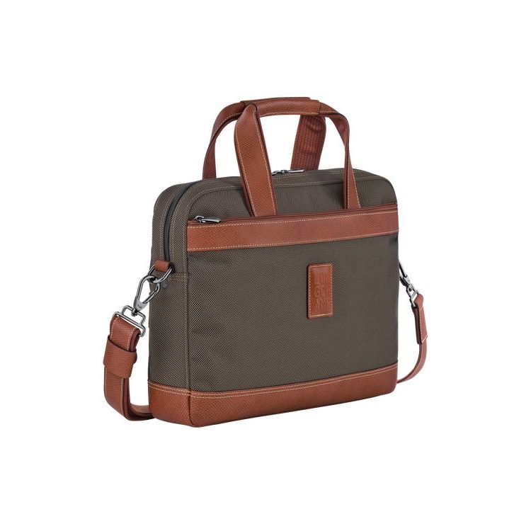 Longchamp Briefcase S Vászon Aktatáska Barna | 814320TEI