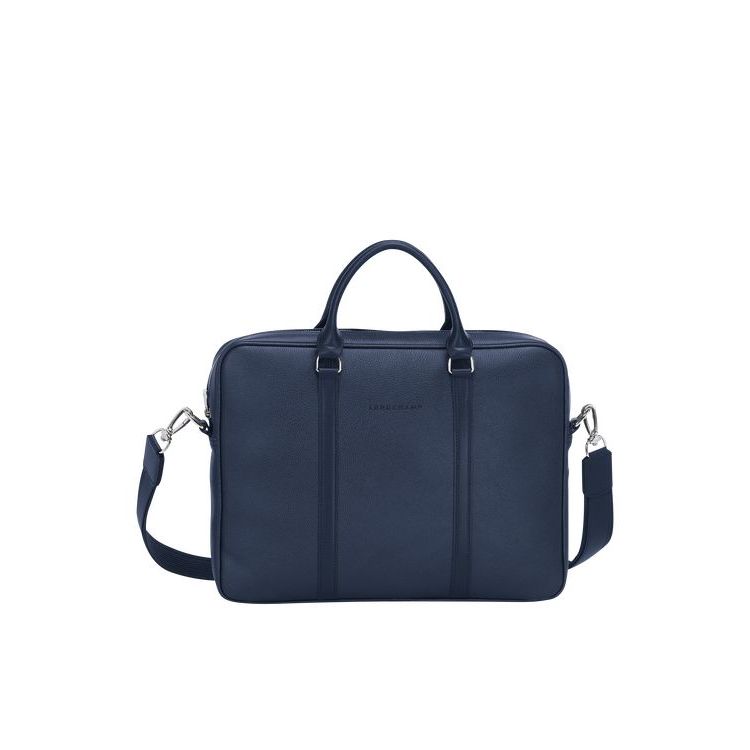 Longchamp Briefcase Xs Bőr Aktatáska Sötétkék | 726930OSI