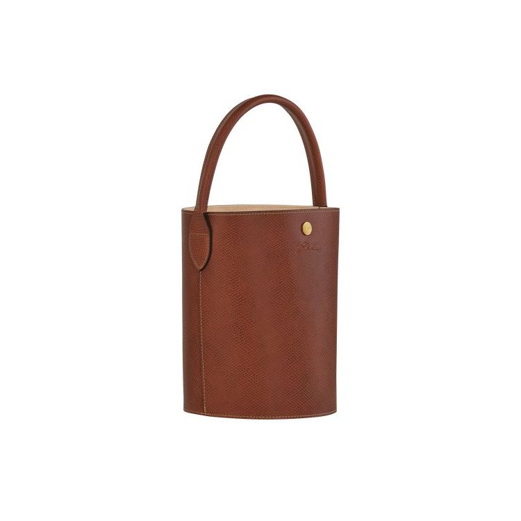 Longchamp Bucket Bőr Kézitáska Barna | 413758AKH