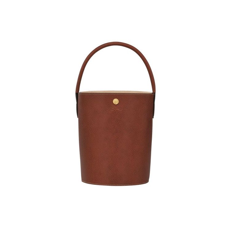 Longchamp Bucket Bőr Kézitáska Barna | 413758AKH