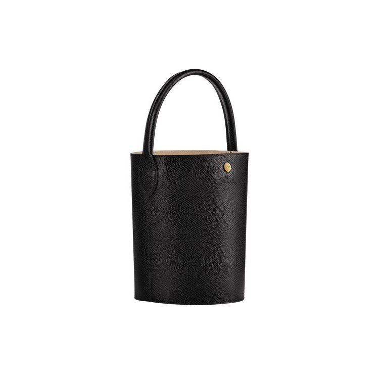 Longchamp Bucket Bőr Kézitáska Fekete | 863520SFY