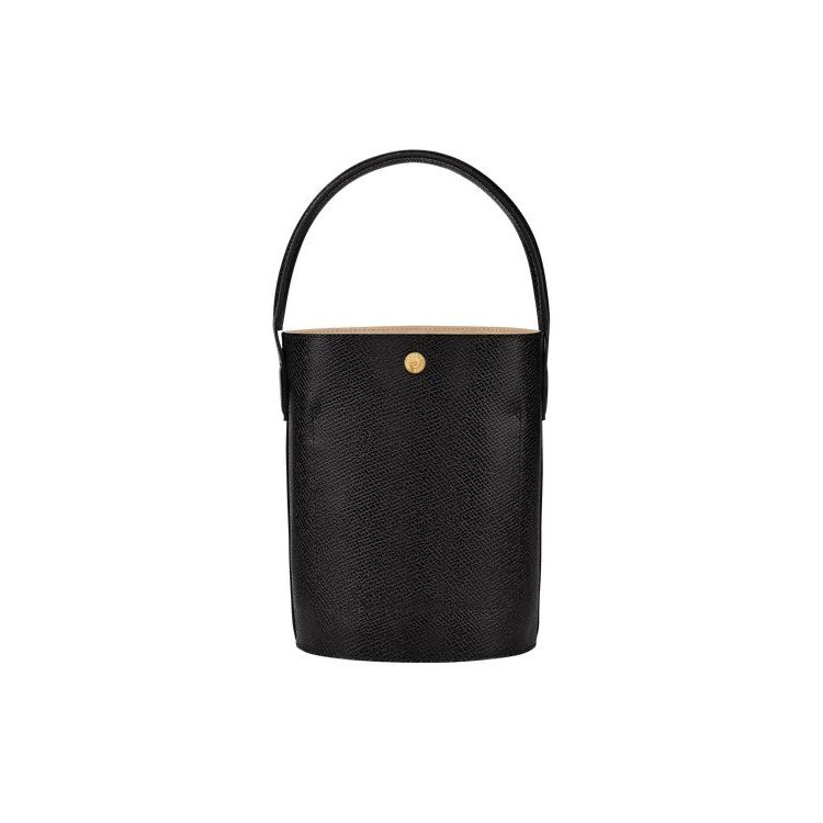 Longchamp Bucket Bőr Kézitáska Fekete | 863520SFY