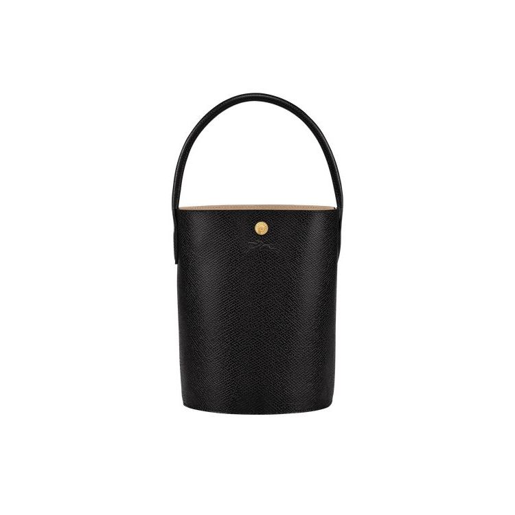 Longchamp Bucket Bőr Kézitáska Fekete | 863520SFY