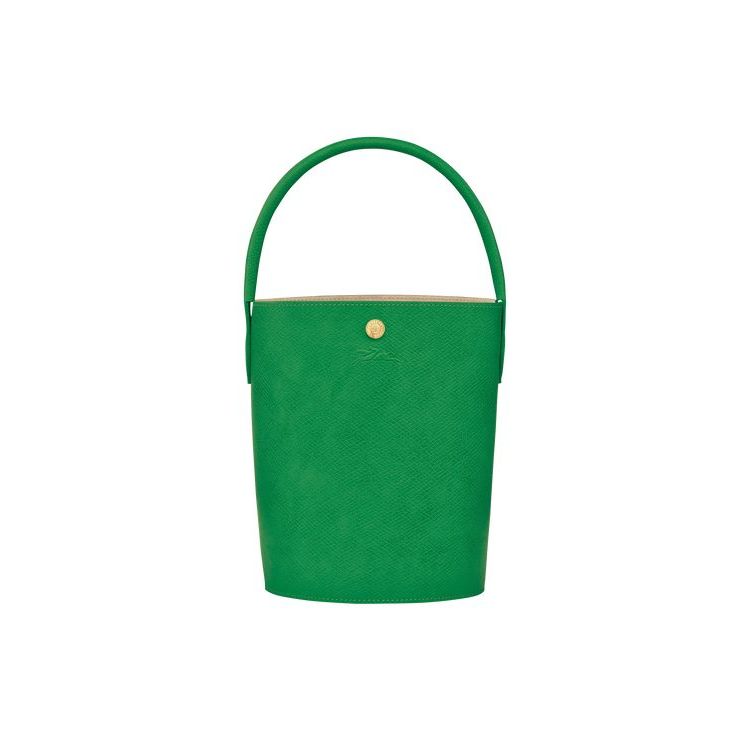 Longchamp Bucket Bőr Kézitáska Zöld | 514873KWL