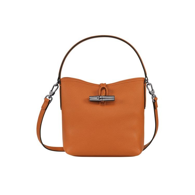 Longchamp Bucket S Saffron Bőr Crossbody Táska Narancssárga | 680194PBC