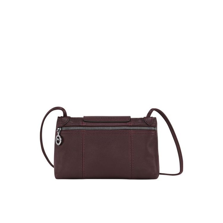 Longchamp Bőr Crossbody Táska Bordó | 043817DFW