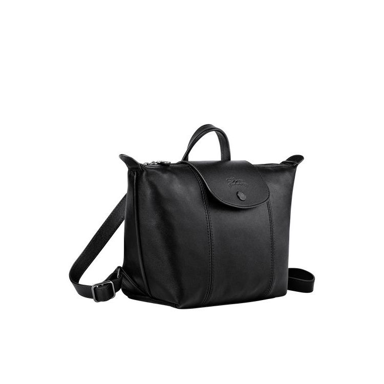 Longchamp Bőr Hátizsák Fekete | 378420BWY