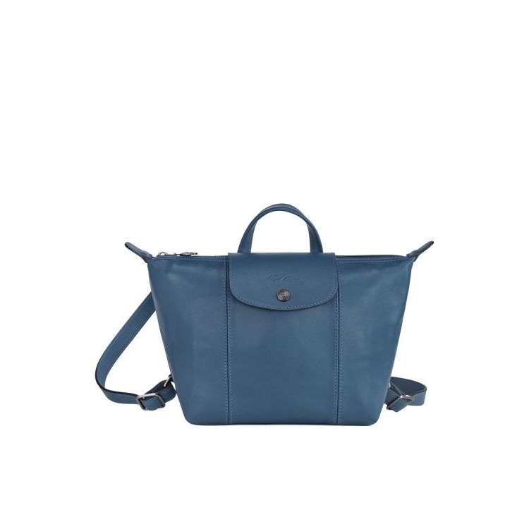 Longchamp Bőr Hátizsák Kék | 563247EOV