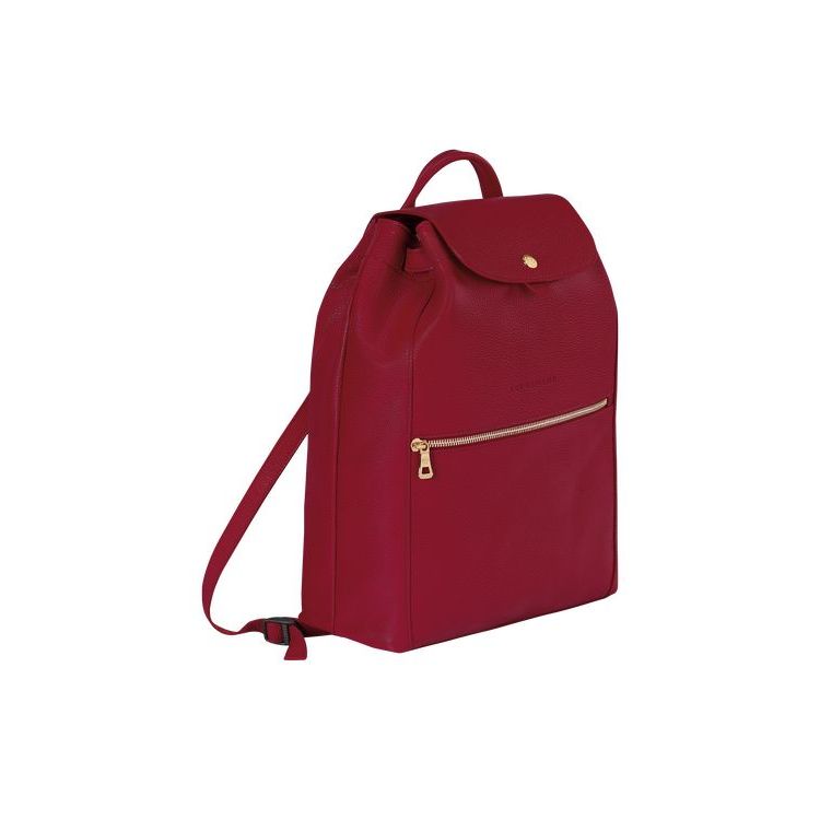 Longchamp Bőr Hátizsák Piros | 964210QUH