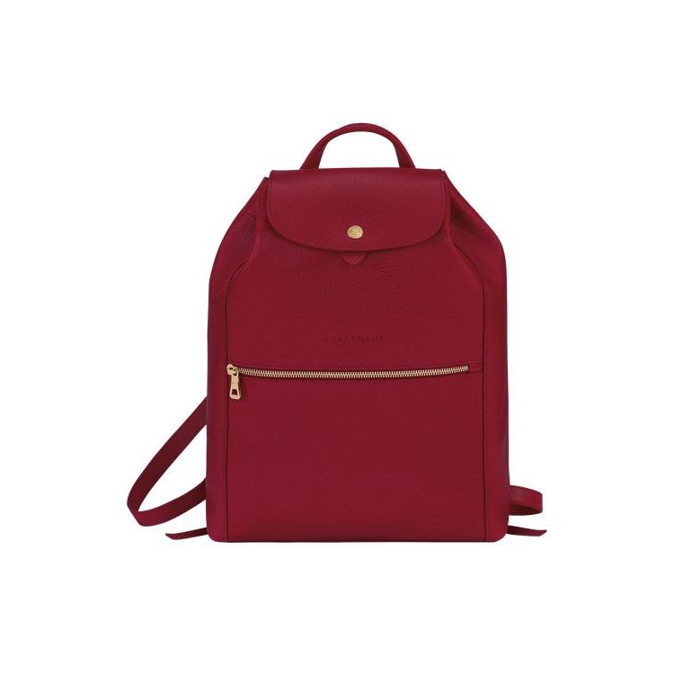 Longchamp Bőr Hátizsák Piros | 964210QUH