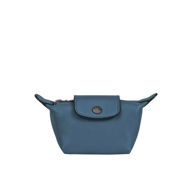 Longchamp Bőr Kártyatartó Kék | 268345ZCK