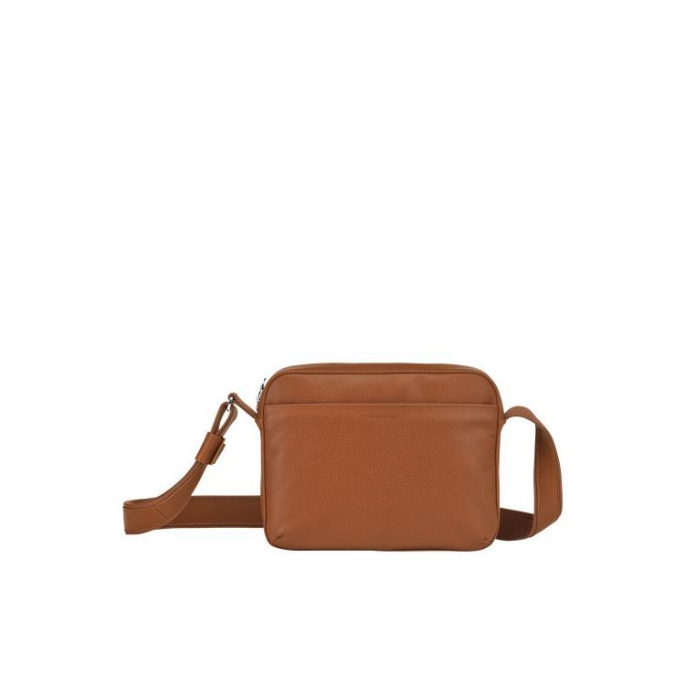 Longchamp Caramel Bőr Crossbody Táska Barna | 264178WYZ