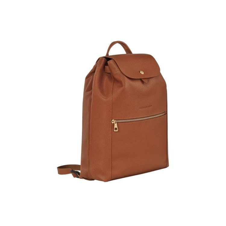 Longchamp Caramel Bőr Hátizsák Barna | 467912BYE