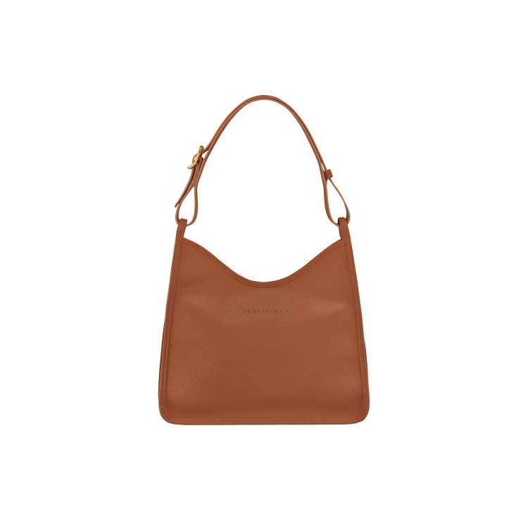 Longchamp Caramel Bőr Válltáskák Barna | 429175KXL