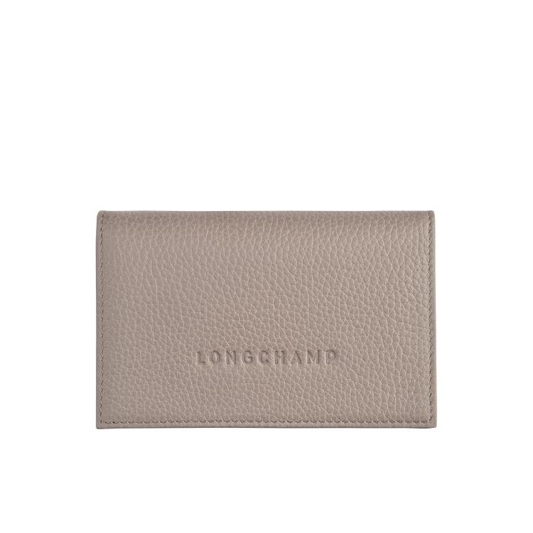 Longchamp Card Turtledove Bőr Kártyatartó Szürke | 546732ZCT