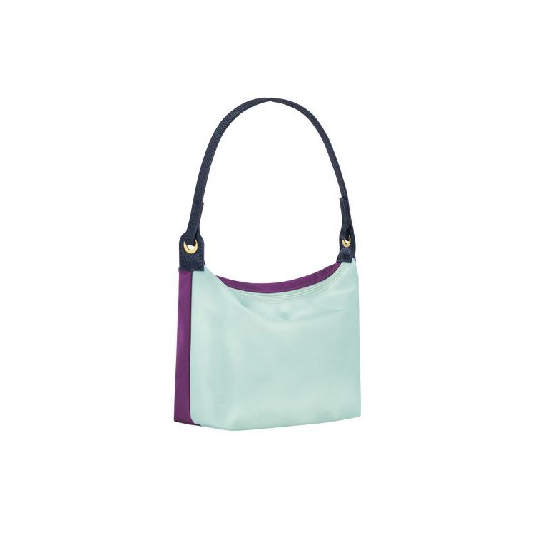 Longchamp Celadon Vászon Válltáskák Színes | 712593BAQ