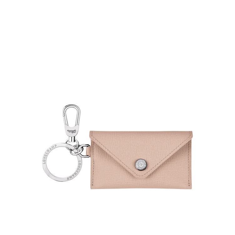 Longchamp Envelope Ring Hawthorn Bőr Kulcstartó Rózsaszín | 240196UFN