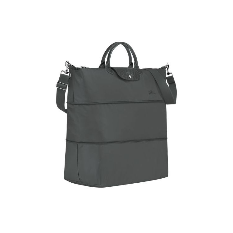 Longchamp Expandable Recycled canvas Utazótáskák Mélyszürke | 134209OGN