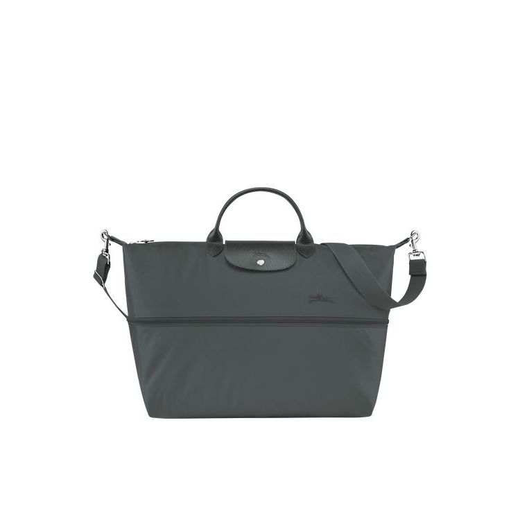 Longchamp Expandable Recycled canvas Utazótáskák Mélyszürke | 134209OGN