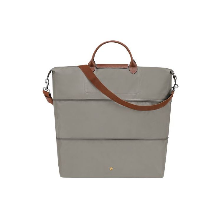 Longchamp Expandable Turtledove Recycled canvas Utazótáskák Szürke | 140963SAL