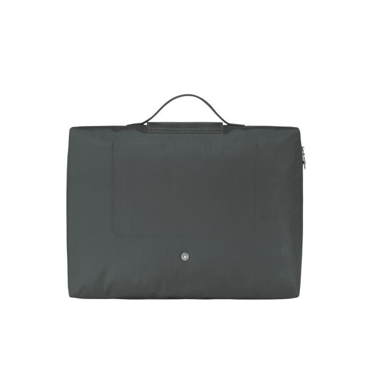 Longchamp Folder Recycled canvas Aktatáska Mélyszürke | 584796WGA