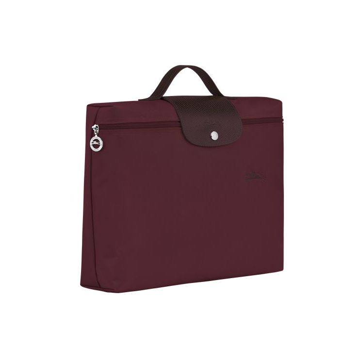 Longchamp Folder Recycled canvas Aktatáska Bordó | 852463RLO