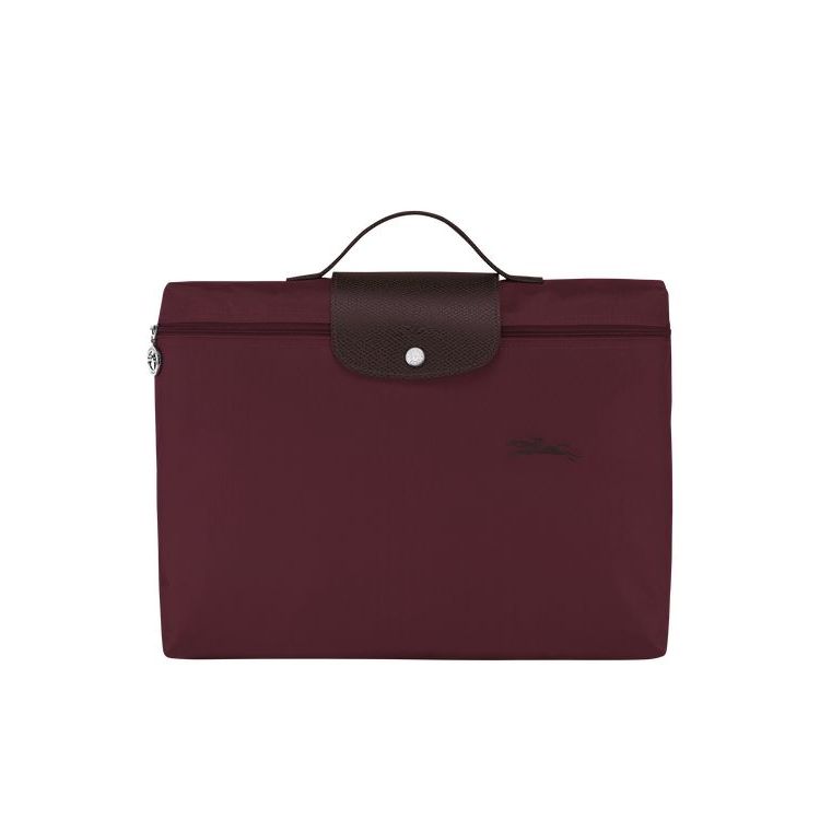 Longchamp Folder Recycled canvas Aktatáska Bordó | 852463RLO