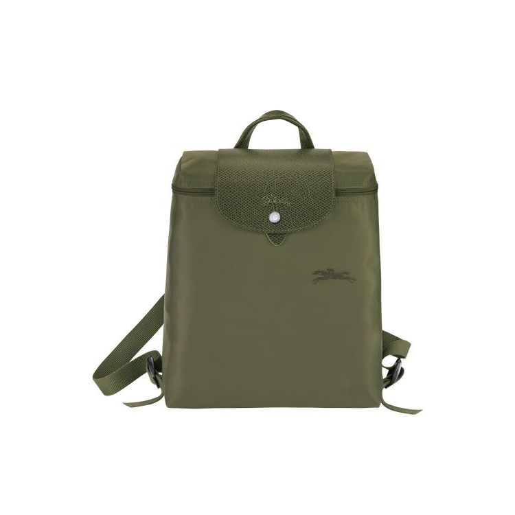 Longchamp Forest Recycled canvas Hátizsák Zöld | 148397URB