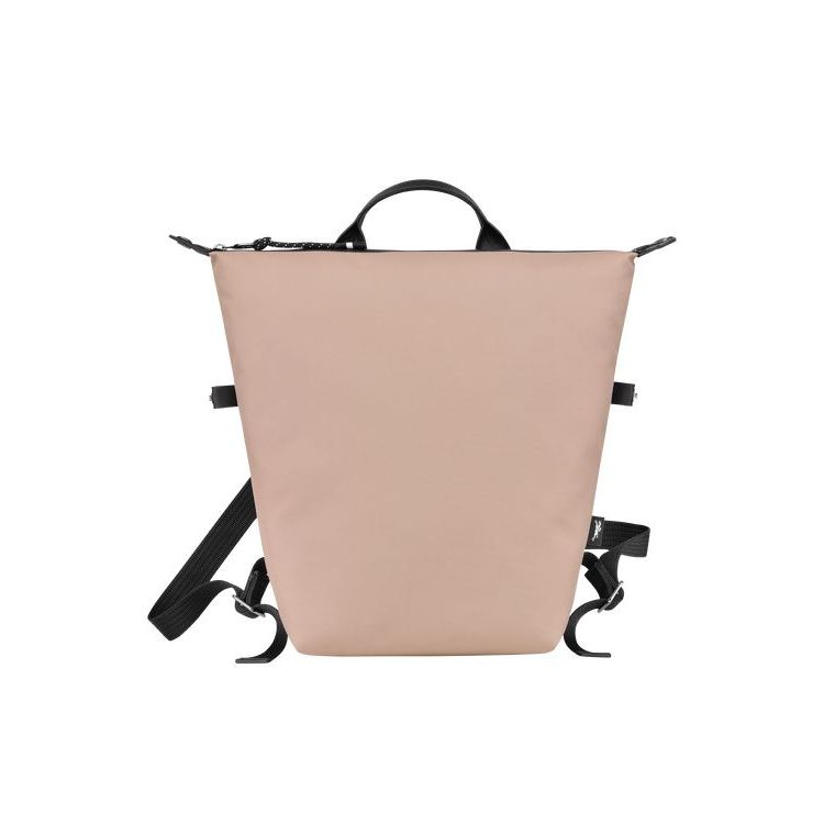 Longchamp Hawthorn Recycled canvas Hátizsák Rózsaszín | 479156RJK