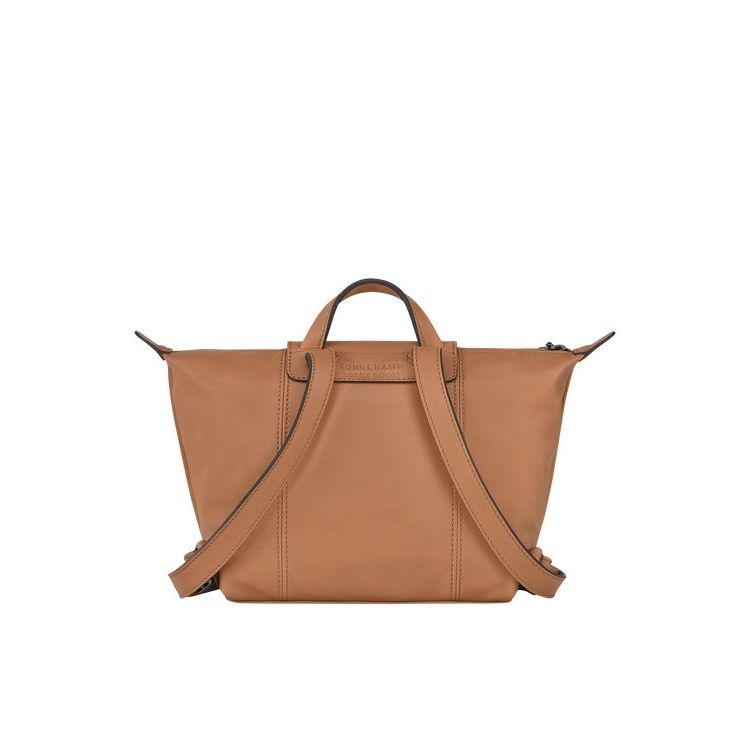 Longchamp Hazelnut Bőr Hátizsák Bézs | 106734ZCN