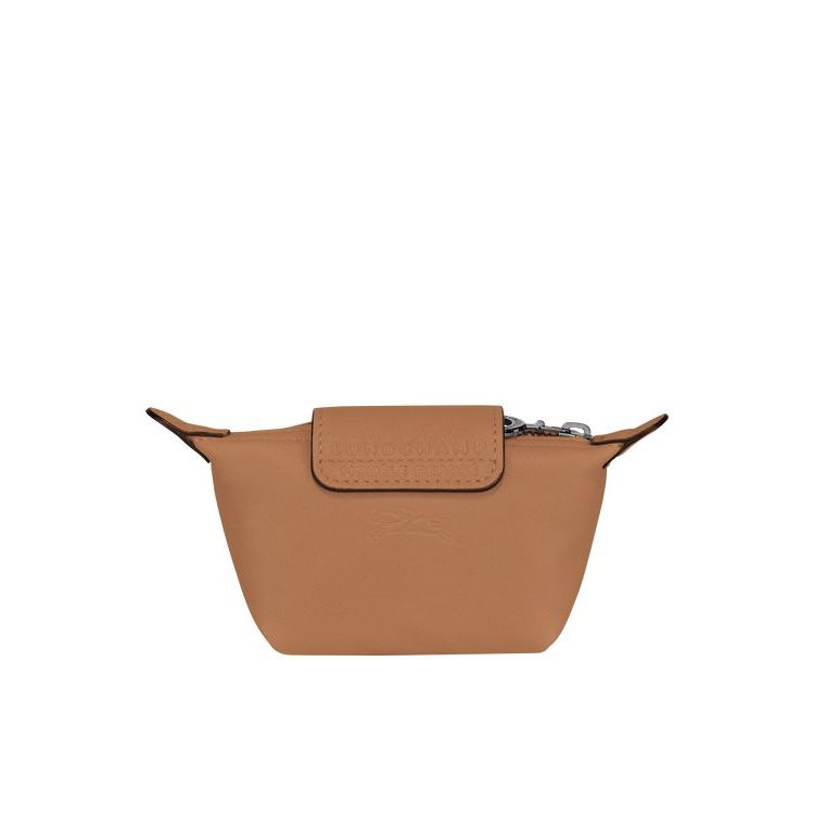 Longchamp Hazelnut Bőr Kártyatartó Bézs | 807341EQA