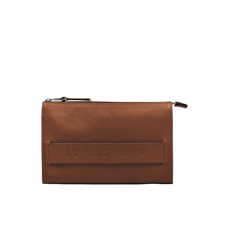 Longchamp High-tech Bőr Pouches Barna | 569218GQM