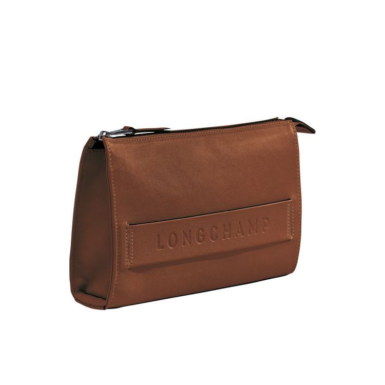 Longchamp High-tech Bőr Pouches Barna | 890436SRL