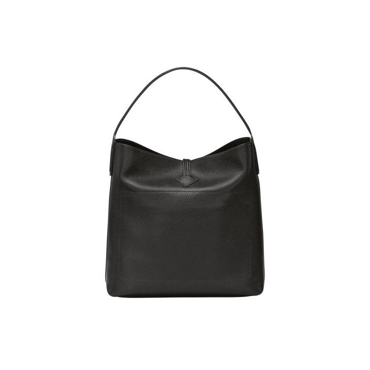 Longchamp Hobo Bőr Válltáskák Fekete | 340861PFR