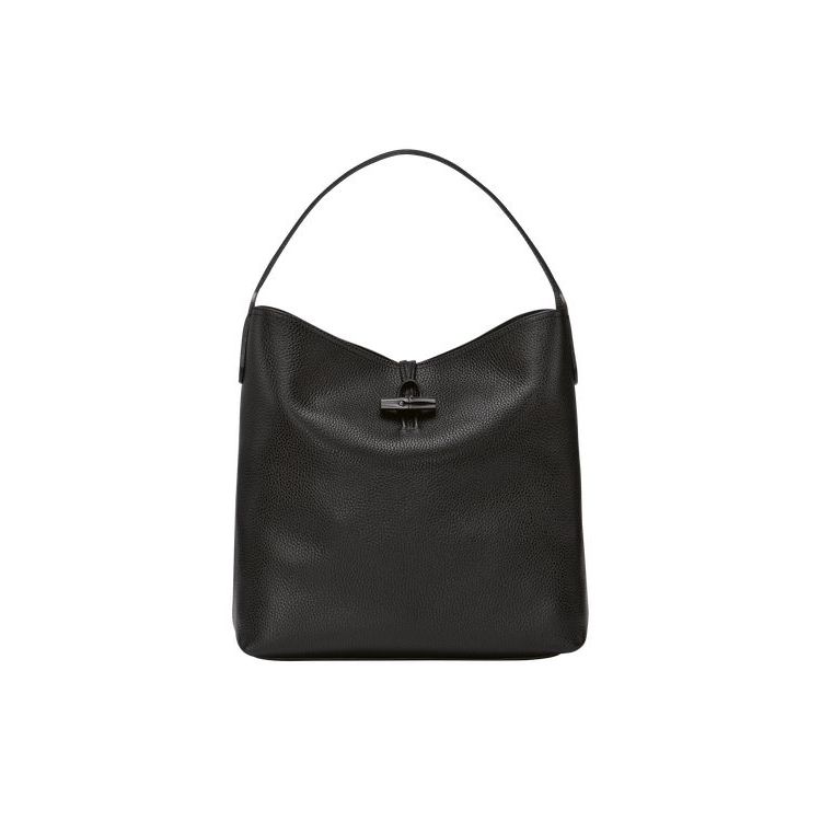 Longchamp Hobo Bőr Válltáskák Fekete | 340861PFR