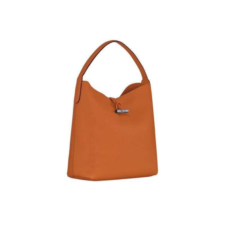 Longchamp Hobo Saffron Bőr Válltáskák Narancssárga | 294360QUM