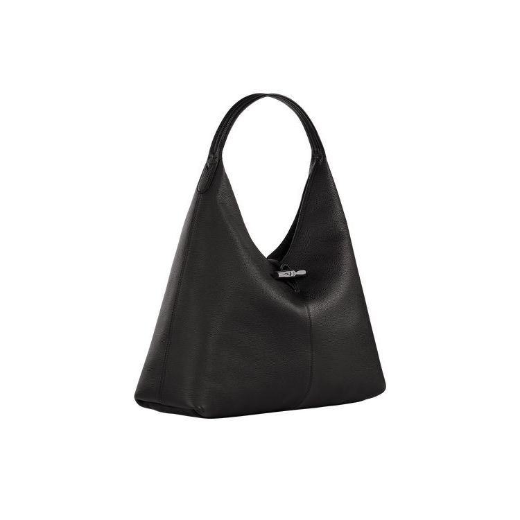 Longchamp Hobo Xl Bőr Válltáskák Fekete | 976524BYX