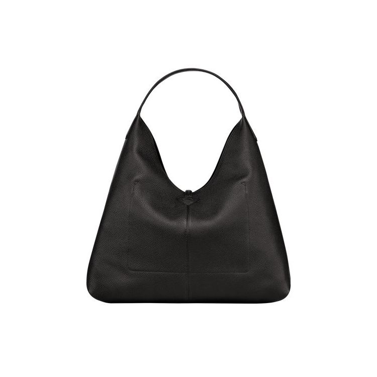 Longchamp Hobo Xl Bőr Válltáskák Fekete | 976524BYX