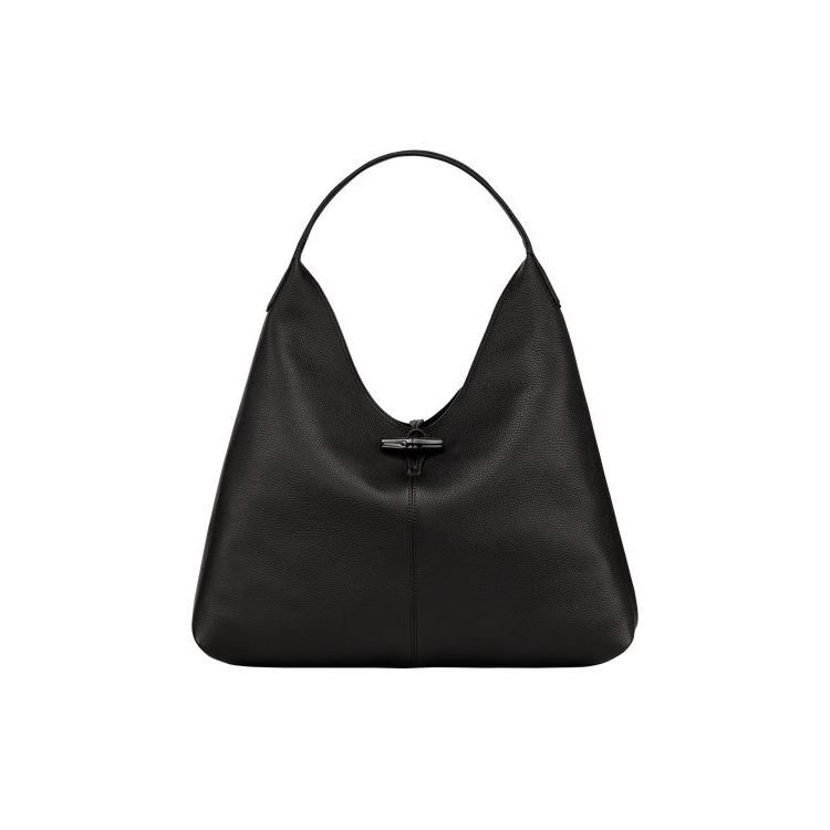 Longchamp Hobo Xl Bőr Válltáskák Fekete | 976524BYX