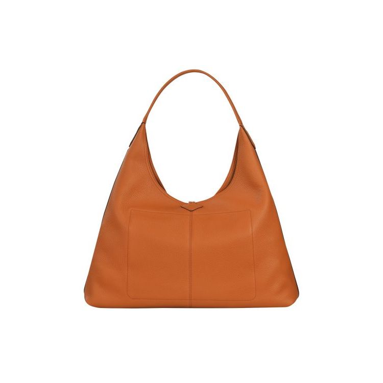 Longchamp Hobo Xl Saffron Bőr Válltáskák Narancssárga | 124930JNH