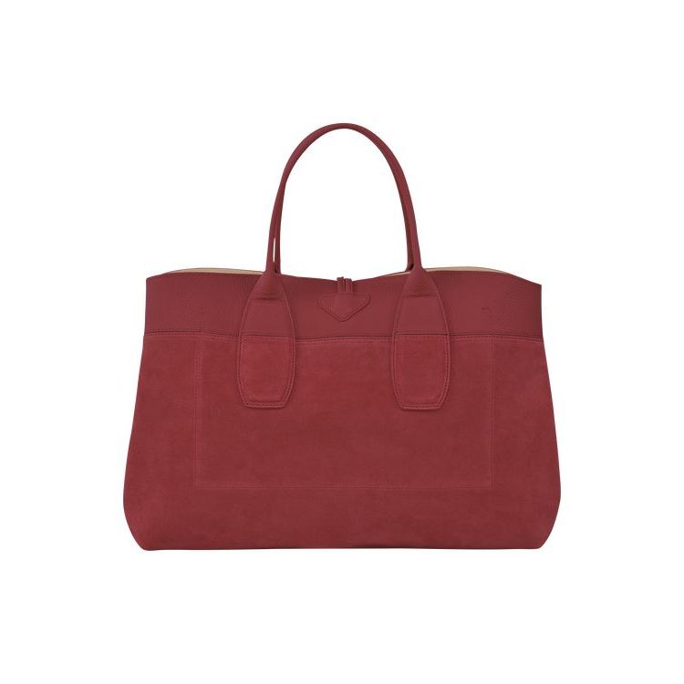 Longchamp L Bőr Kézitáska Piros | 940518WLQ