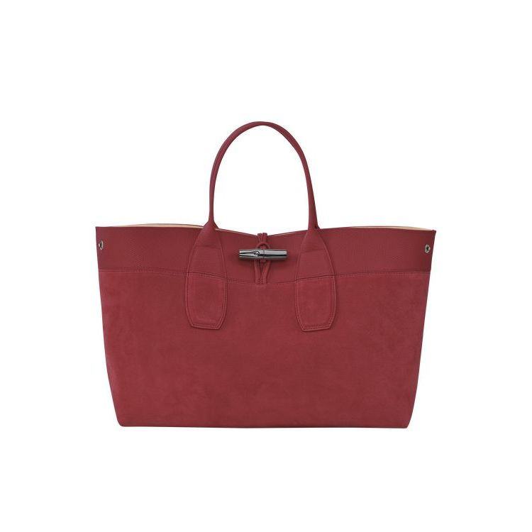 Longchamp L Bőr Kézitáska Piros | 940518WLQ